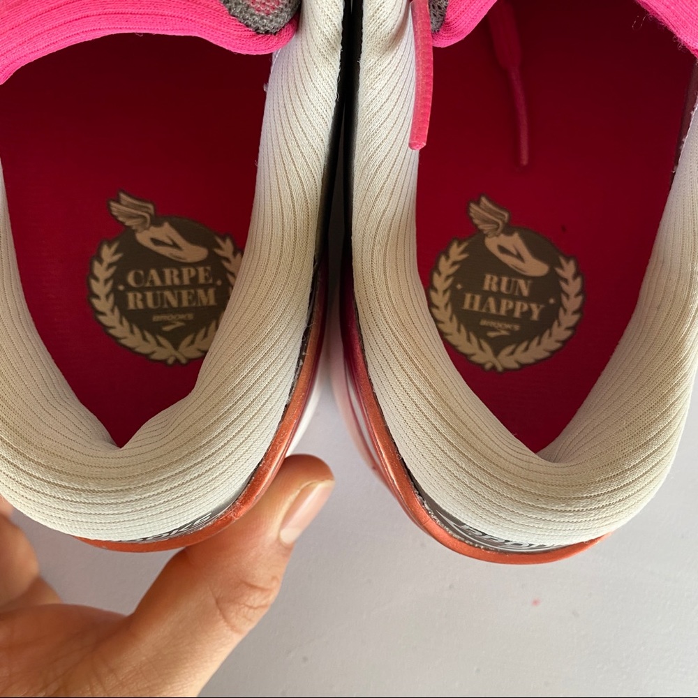 Womens Grey Brooks Transcend 3 Shoes - Picture 10 of 14